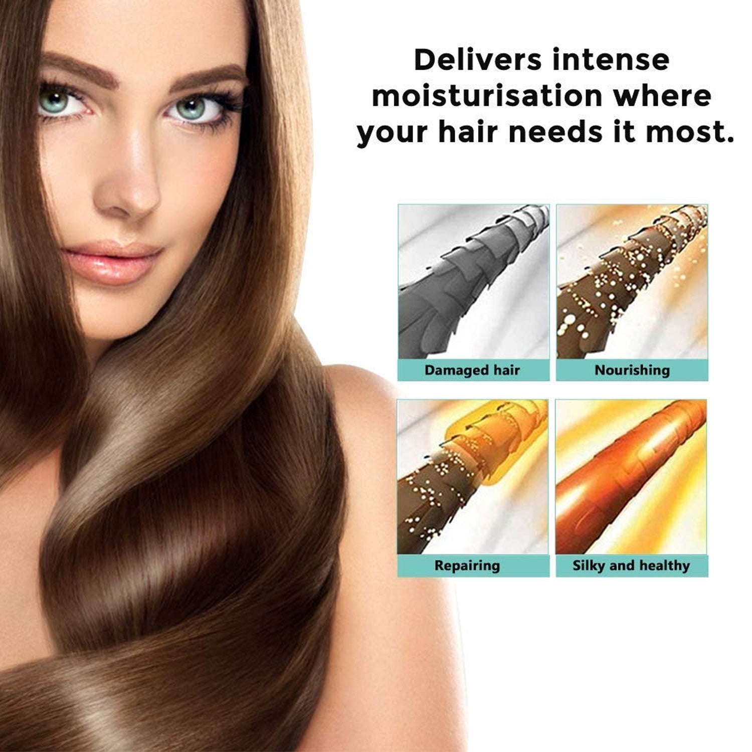 Keratine Professional ? Argan Oil Hair Spa with Sulphate-Free Repair ? 500ml & Deep Nourishment & Repair & Ideal for Dry and Frizzy Hair