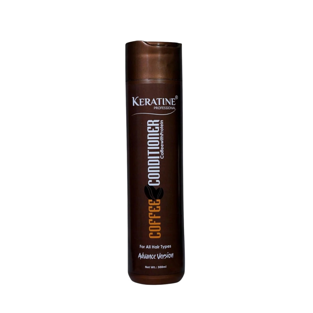 Keratine Professional ? Coffee Protein Conditioner ? 300ml & Nourishes & Strengthens Hair & Ideal for Dry and Damaged Hair