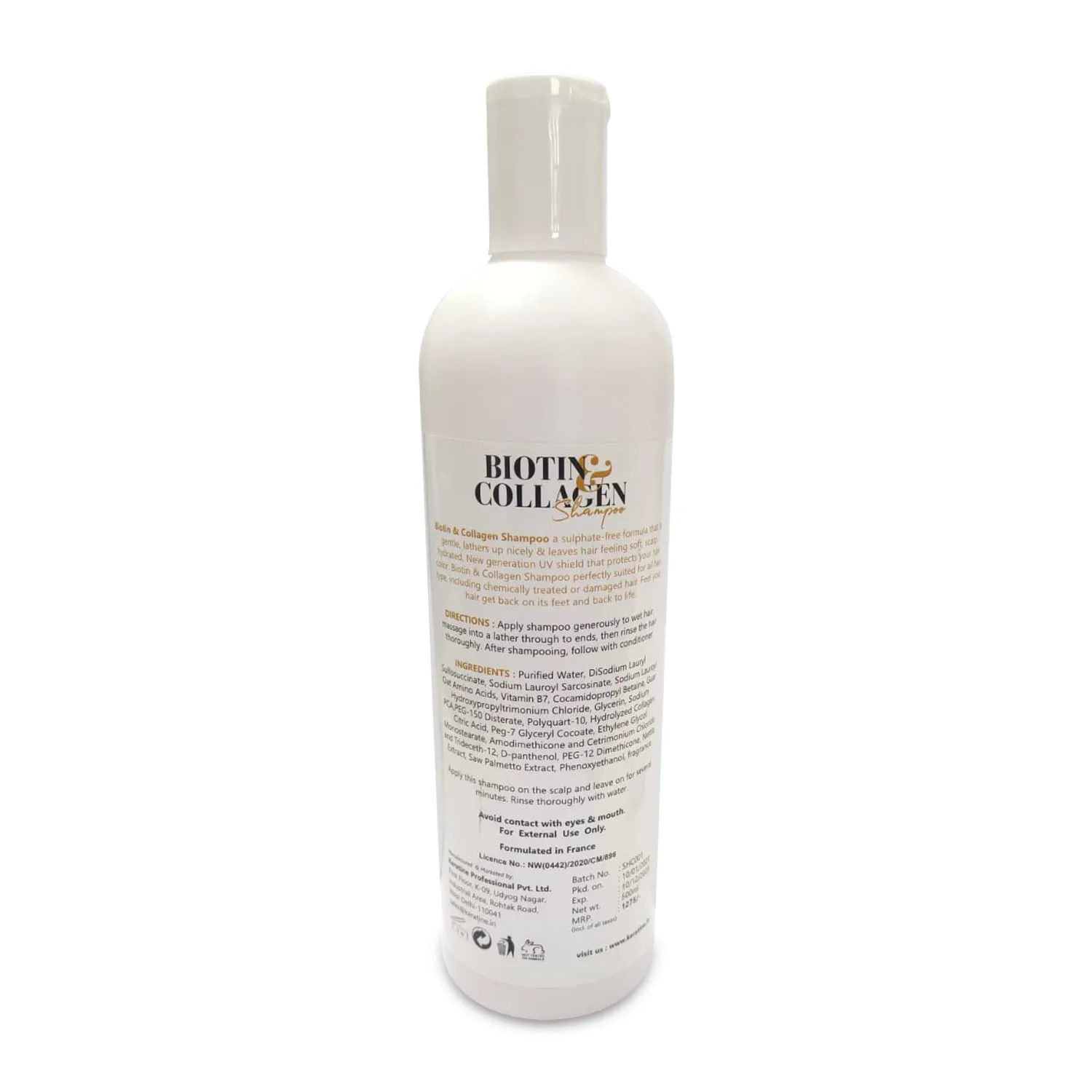 Keratine Professional ? Collagen Shampoo with Strength & Shine ? 500ml & Revitalizes and Strengthens for Radiant Hair