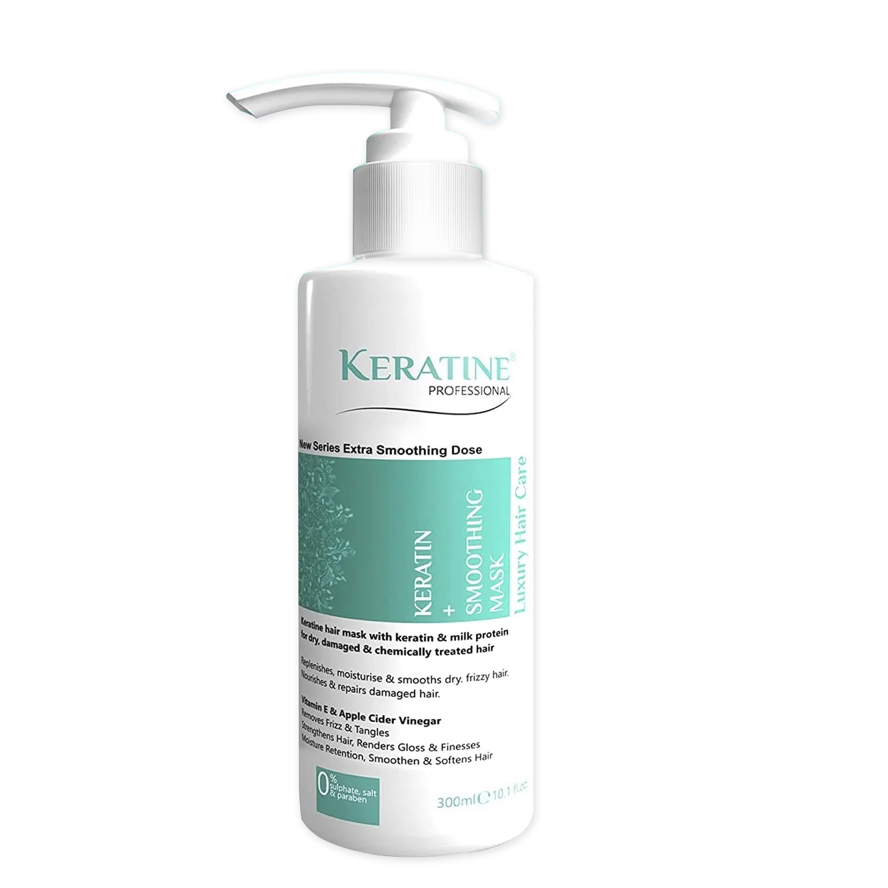 Keratine Professional ? Hair Mask with Deep Repair & Hydration ? 300ml & Intense Repair & Moisture & For Dry & Damaged Hair