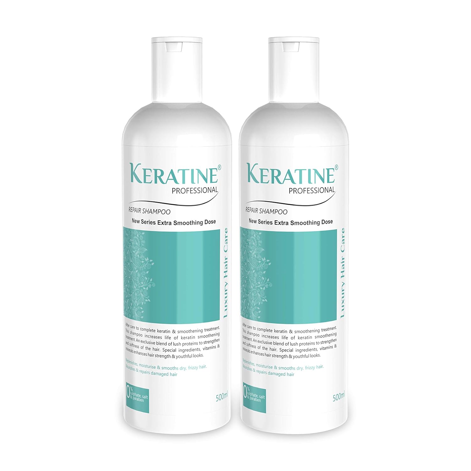 Keratine Hair Shampoo with Keratin & Natural Oils 500ml ? Strengthens and Nourishes for Healthy Hair
