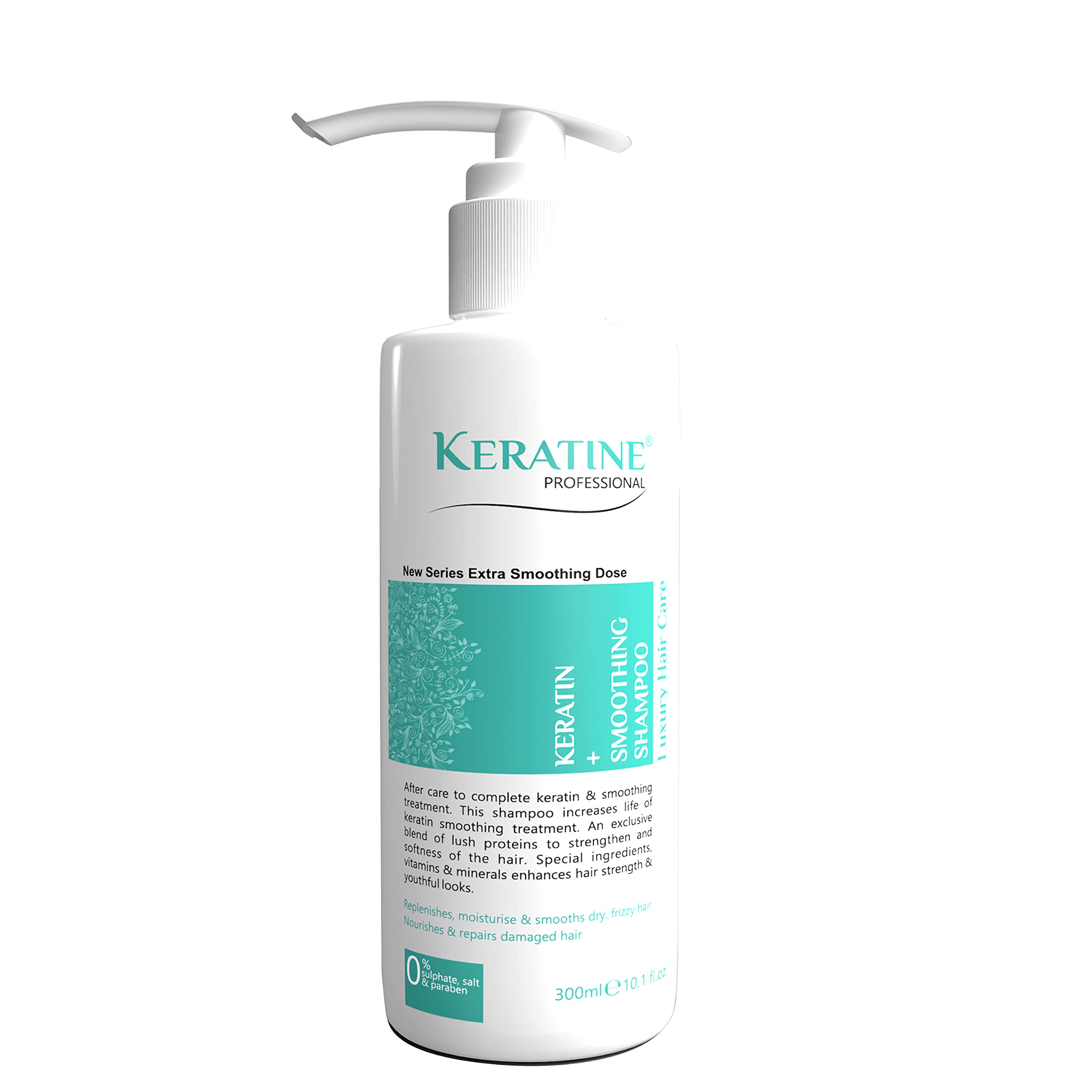 Keratin Professional Sulphate-Free Shampoo ? For All Hair Types (300ml)