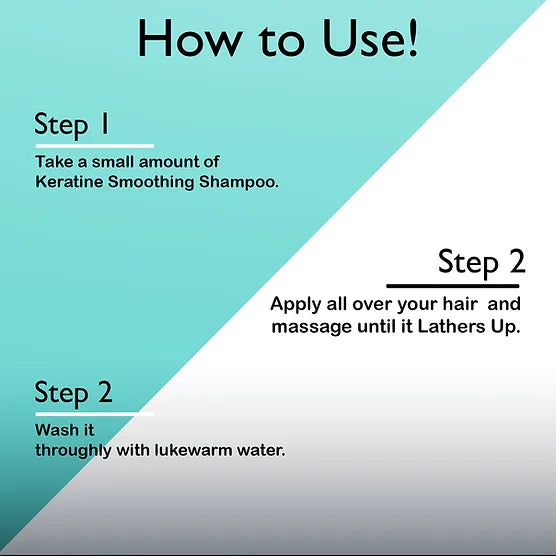 Keratine Hair Shampoo - Nourish and Strengthen - With Keratin Protein