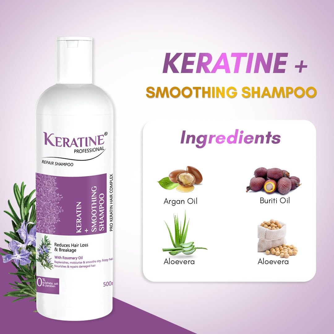 Keratine Professional Sulphate (500ml) - Nourishing Formula