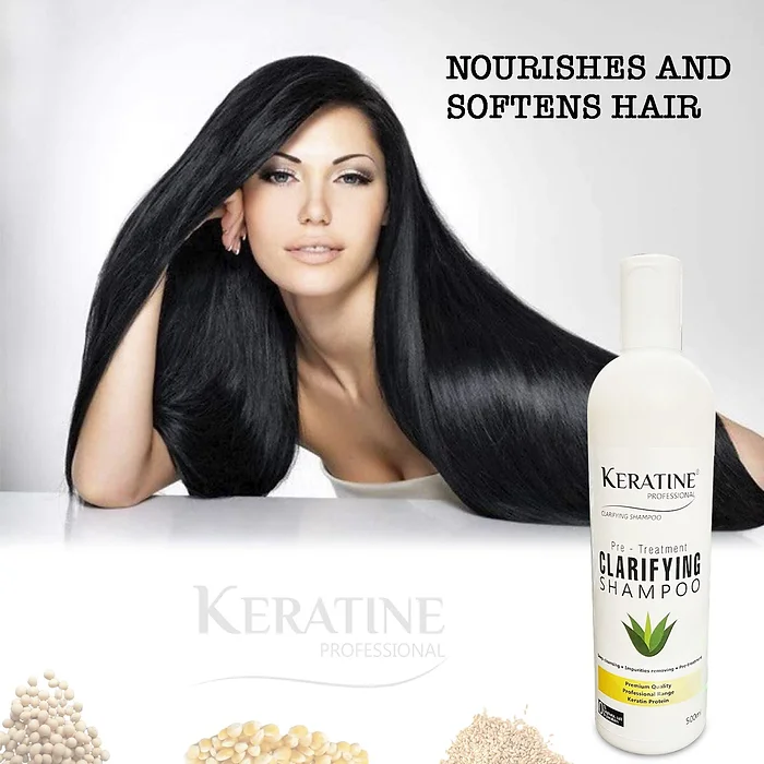 Keratine Professional Clarifying Shampoo - With Salon Use (500ml)