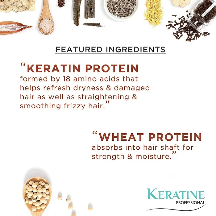 Keratine Care ? Smoothing Shampoo with Smooth & Strong Hair Formula ? 300ml & Strengthens and Softens for Healthy Hair