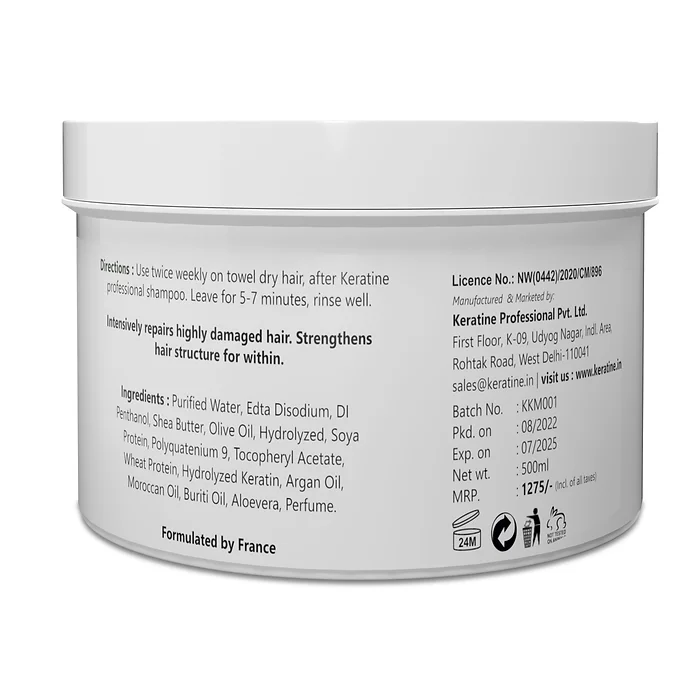 Keratine Professional ? Super Shine Hair Mask ? 500ml & Deep Repair & Shine & For Dry Hair