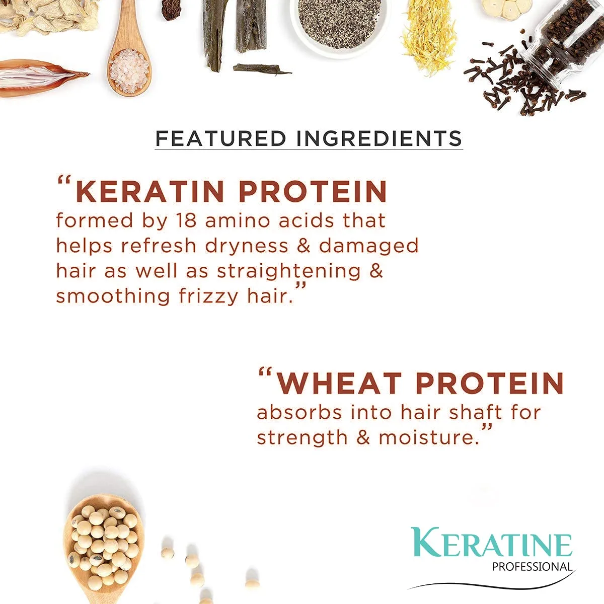 Keratine Professional Smoothening Conditioner with Collagen & Moroccan Oil ? 300ml & Frizz Control & Smoothness & For All Hair Types