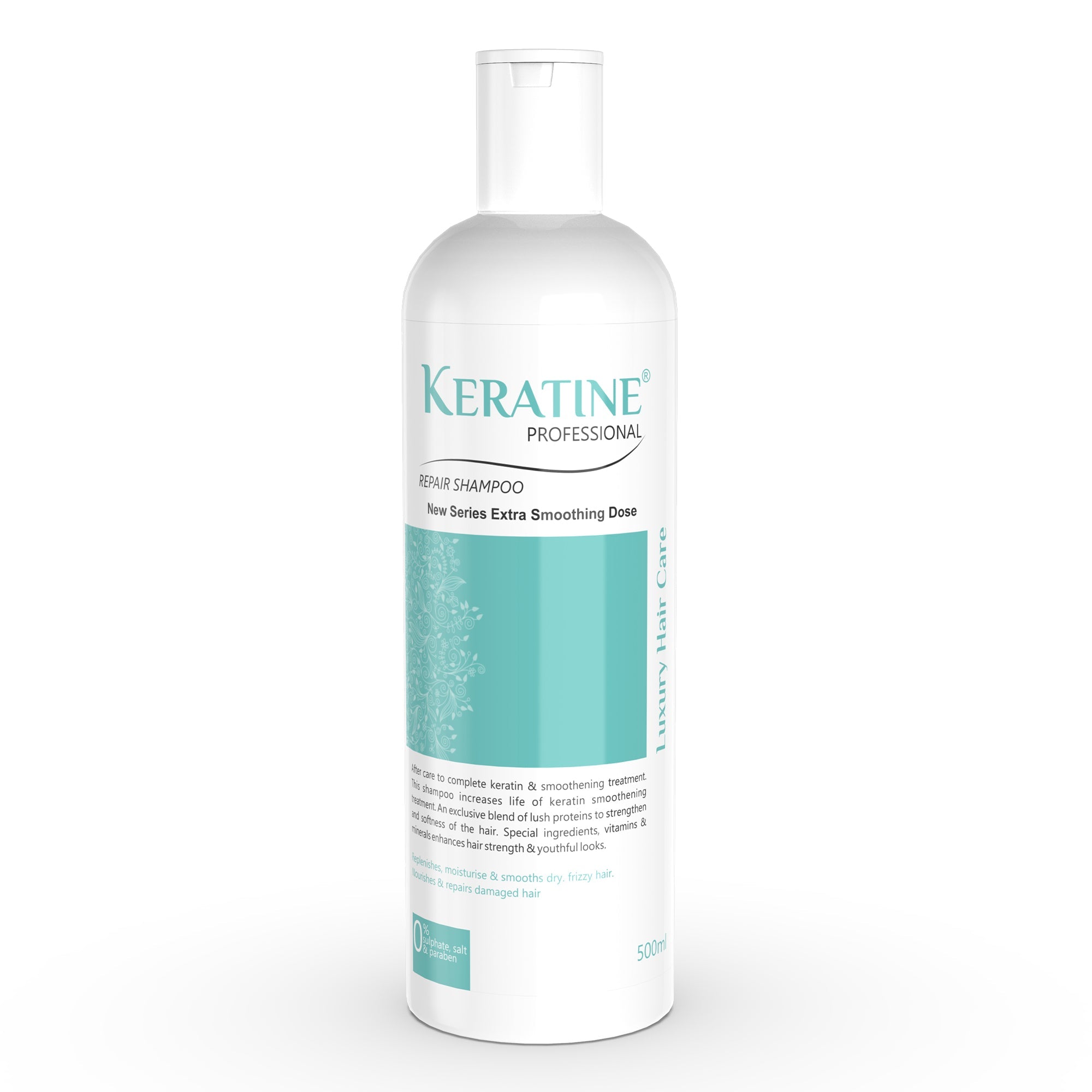 Keratine Professional Shampoo - With Smoothening (For Weak hair)-500ml