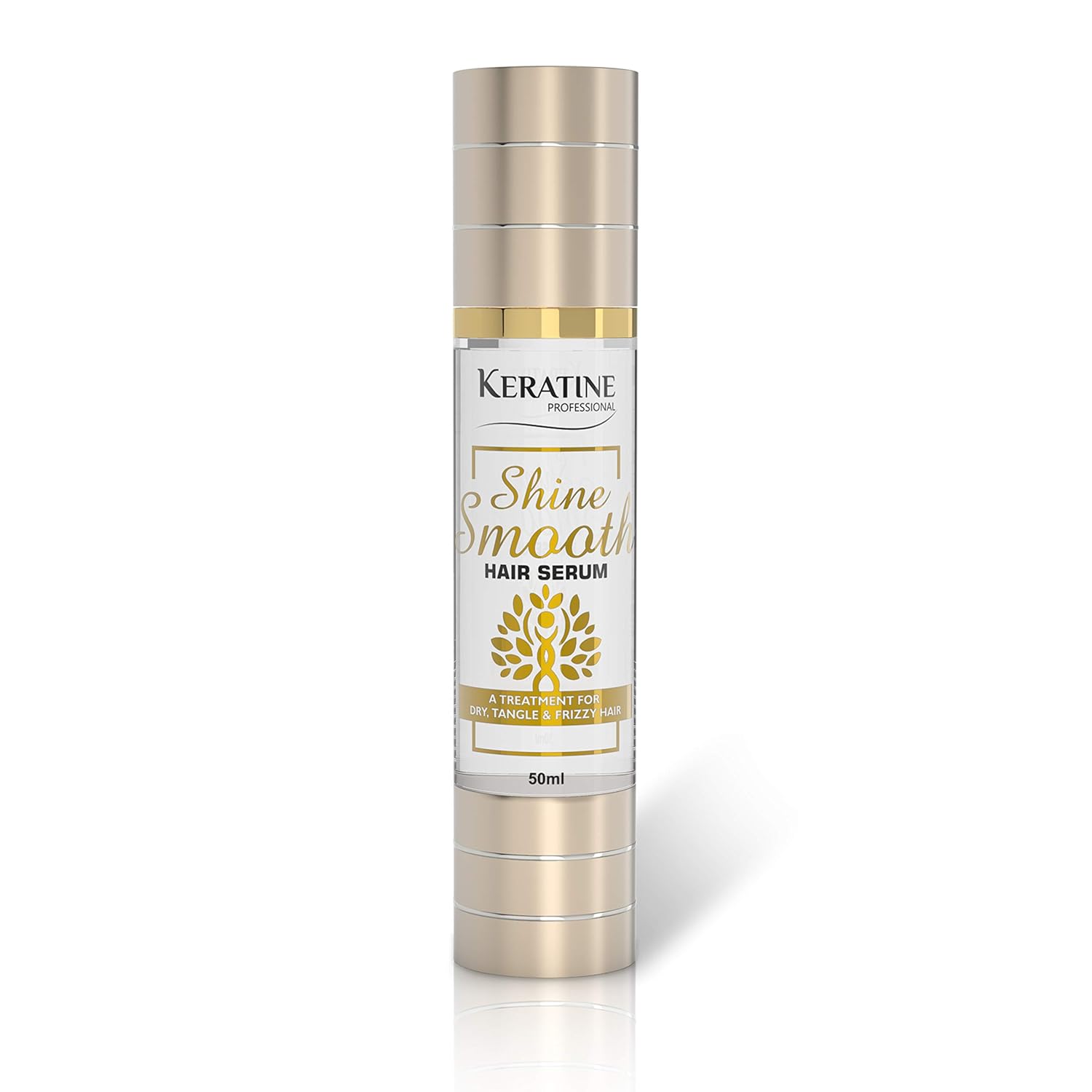 Keratine Professional Shine Smooth Hair Serum - With Frizz Free Shine (50ml)