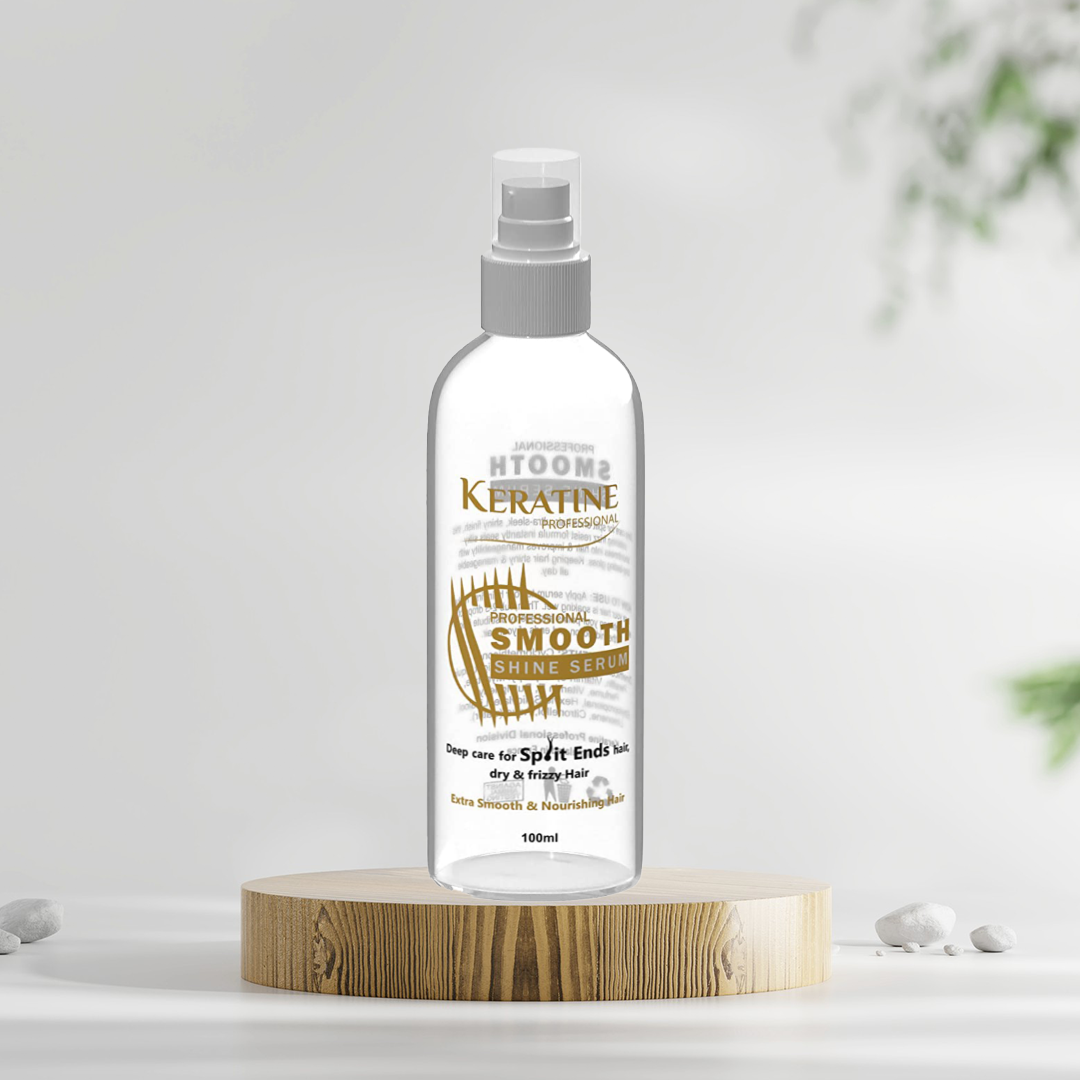 Keratine Professional Shine Smooth Hair Serum - With Silky & Frizz Free (100ml)