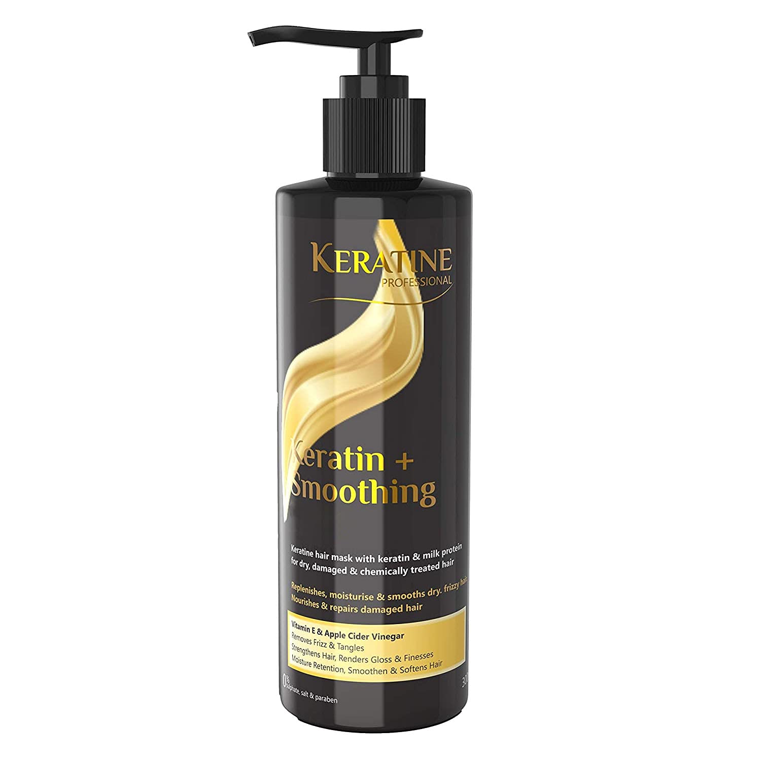 Keratine Professional ? Smoothing Shampoo with Frizz Control ? 300ml & Tames Frizz for Smooth Hair