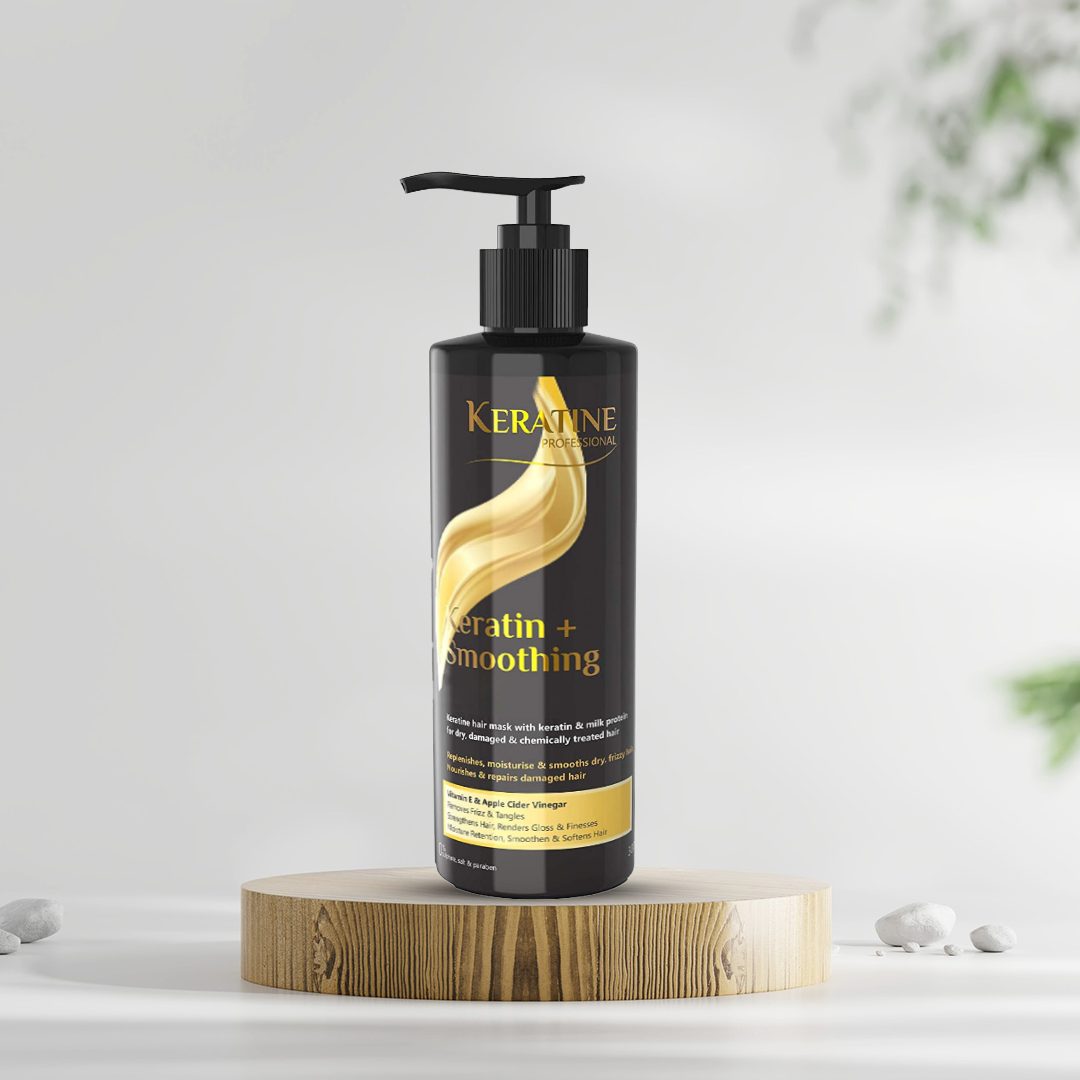 Keratine Professional ? Smoothing Shampoo with Frizz Control ? 300ml & Tames Frizz for Smooth Hair