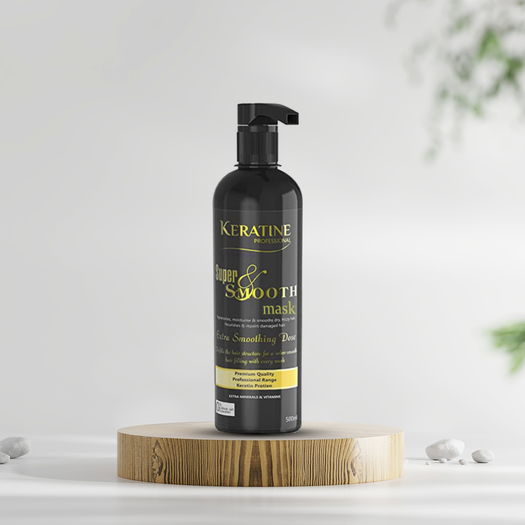 Keratine Professional ? Super Smooth Repair Hair Mask with Deep Nourishment & Shine ? 300ml & Smoothens & Adds Shine & Ideal for Dry and Frizzy Hair