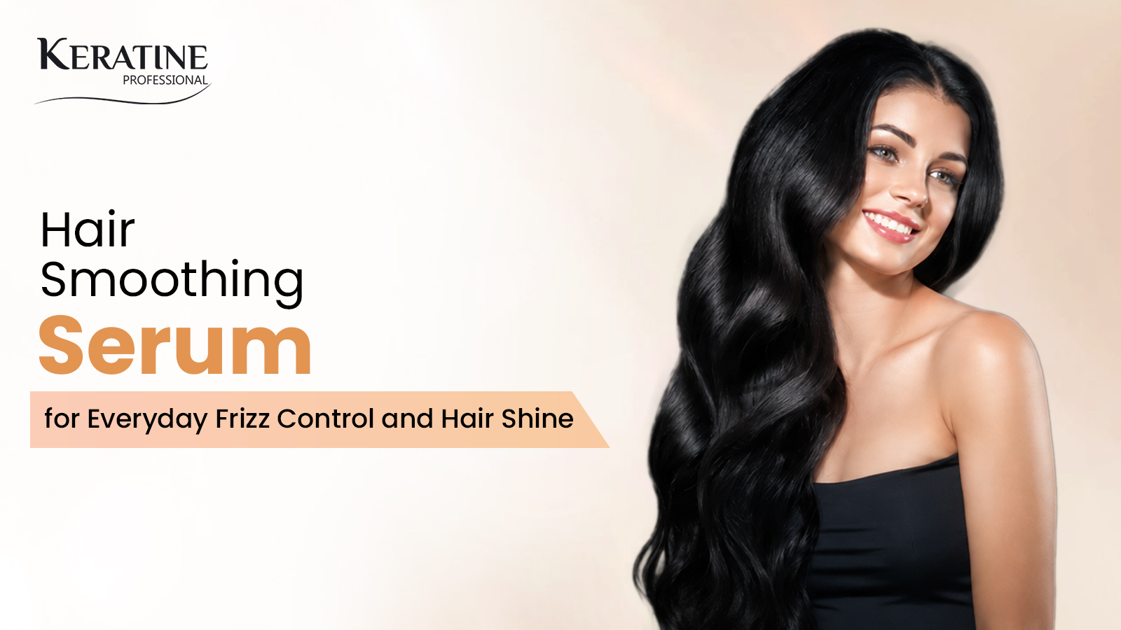 Hair Smoothing Serum for Everyday Frizz Control and Hair Shine