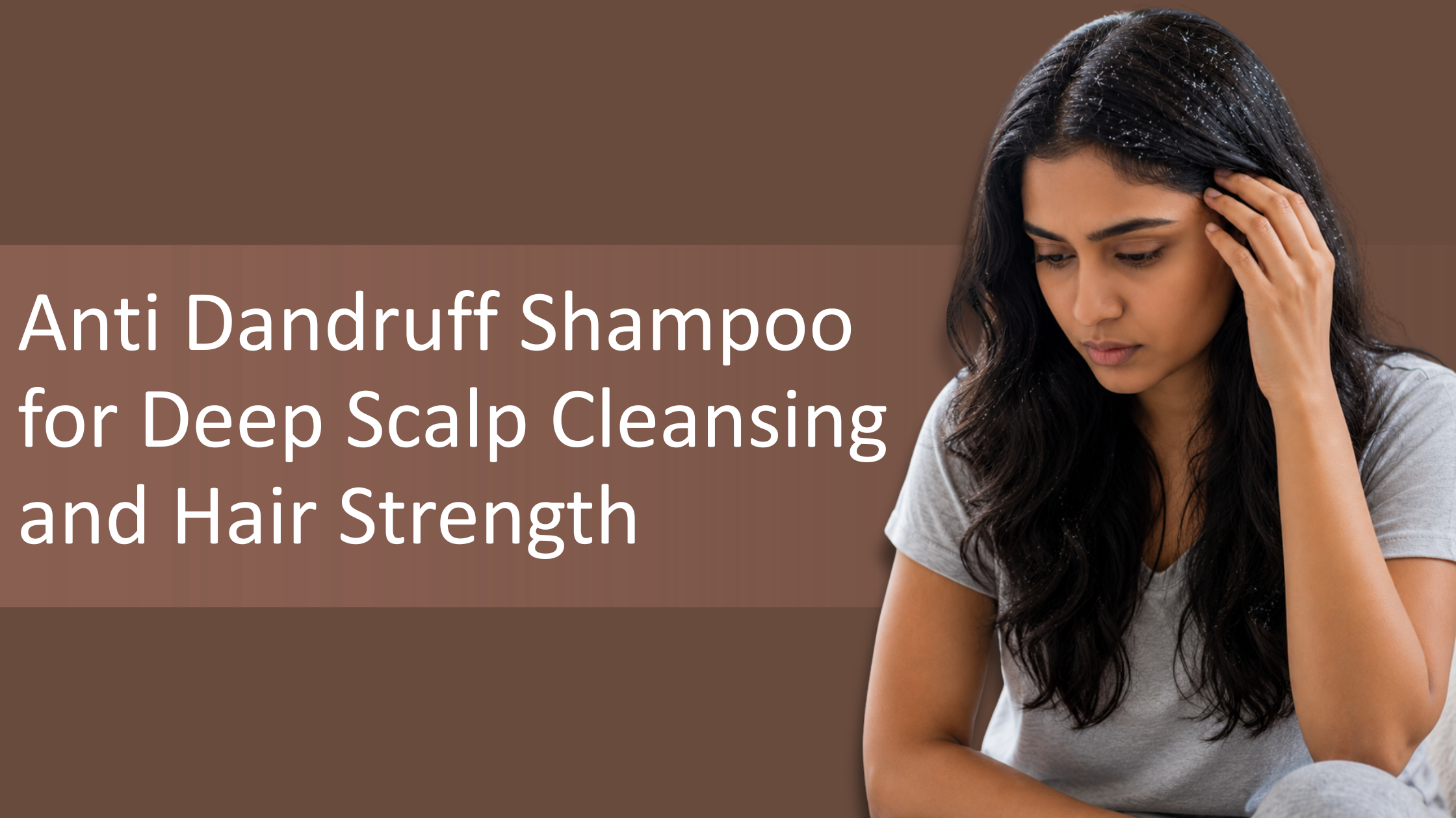 Professional Anti Dandruff Shampoo for Deep Scalp Cleansing and Hair Strength