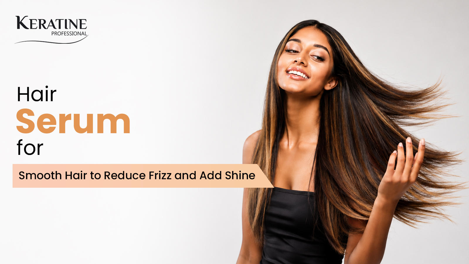 Hair Serum for Smooth Hair to Reduce Frizz and Add Shine